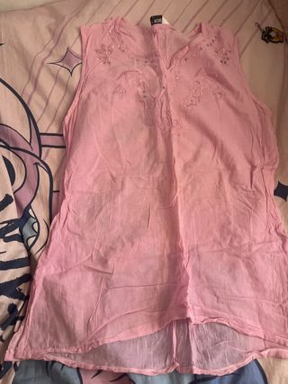 Camisola blanca de encaje