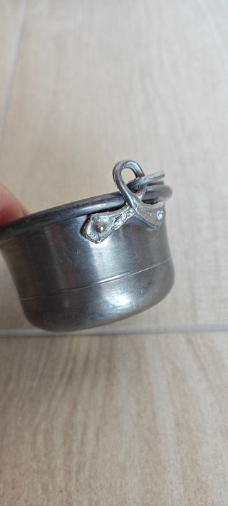 Mini Calderone Vintage in Peltro