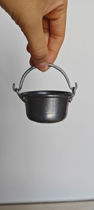 Mini Calderone Vintage in Peltro