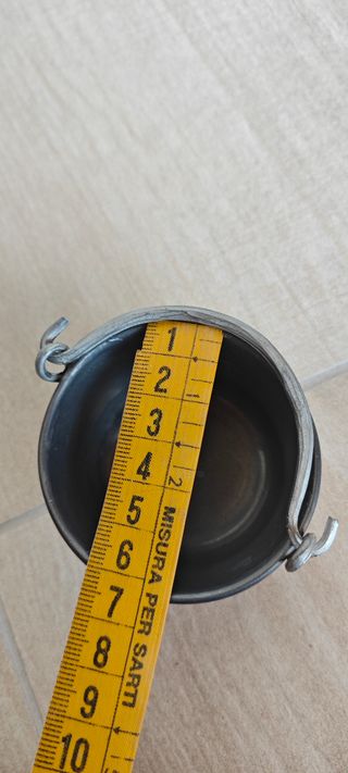 Mini Calderone Vintage in Peltro