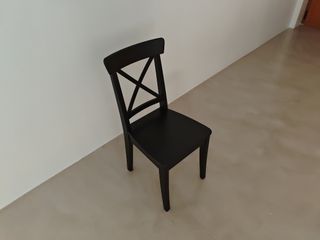 6 Sillas Ingolf IKEA - Negras