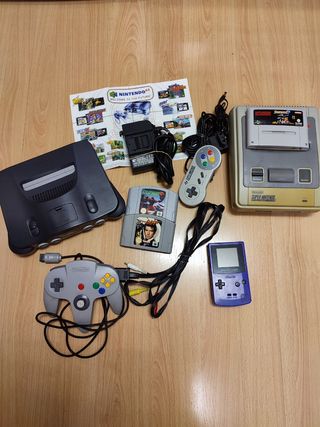 Consolas para David ,Nintendo 64, SNES, Game Boy
