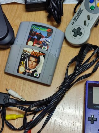 Consolas para David ,Nintendo 64, SNES, Game Boy