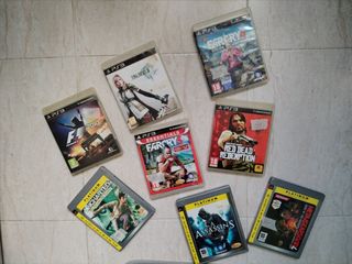PS3 (PlayStation 3): 8 juegos