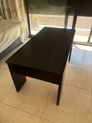 Mesita baja negra - 2 alturas ideal para zona sofá