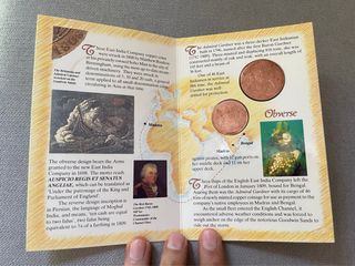 2 Monedas barco hundido admiral gardner 1808