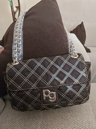 Bolso Purificación García marrón chocolate NUEVO
