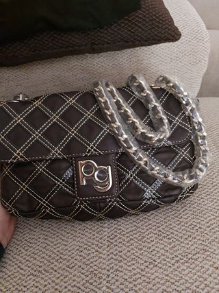 Bolso Purificación García marrón chocolate NUEVO
