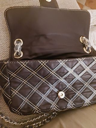 Bolso Purificación García marrón chocolate NUEVO