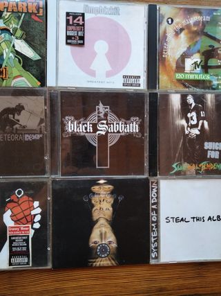 9 CDs - Rock & Metal