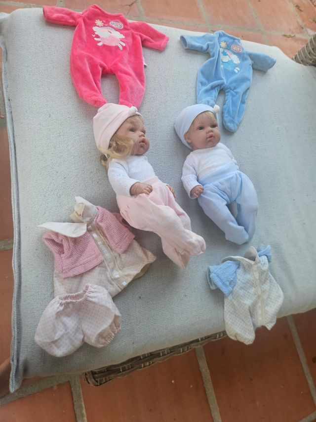 Muñecos Arias gemelos: niño y niña