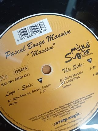Vinilo Pascal Bongo - Massive