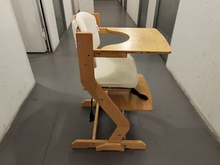 Trona evolutiva madera