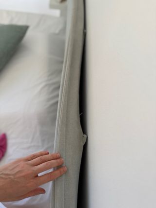 Cabecero cama espuma Jazmín - Verde agua