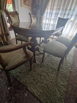 Mesa Comedor Clásica 6 sillas