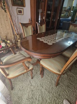 Mesa Comedor Clásica 6 sillas