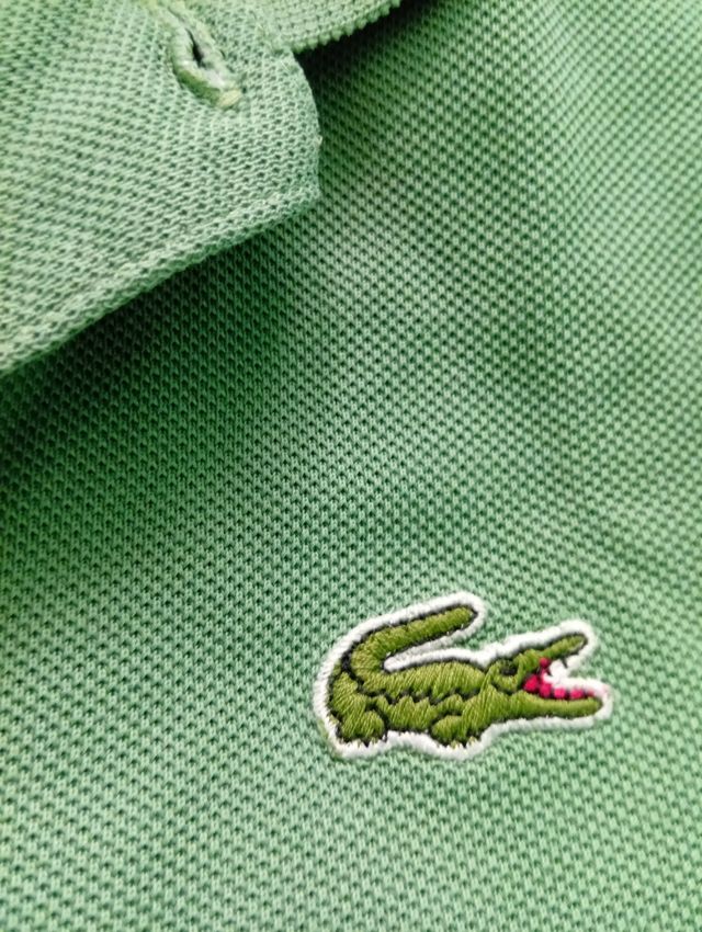 Polos Lacoste verde oliva en buen estado