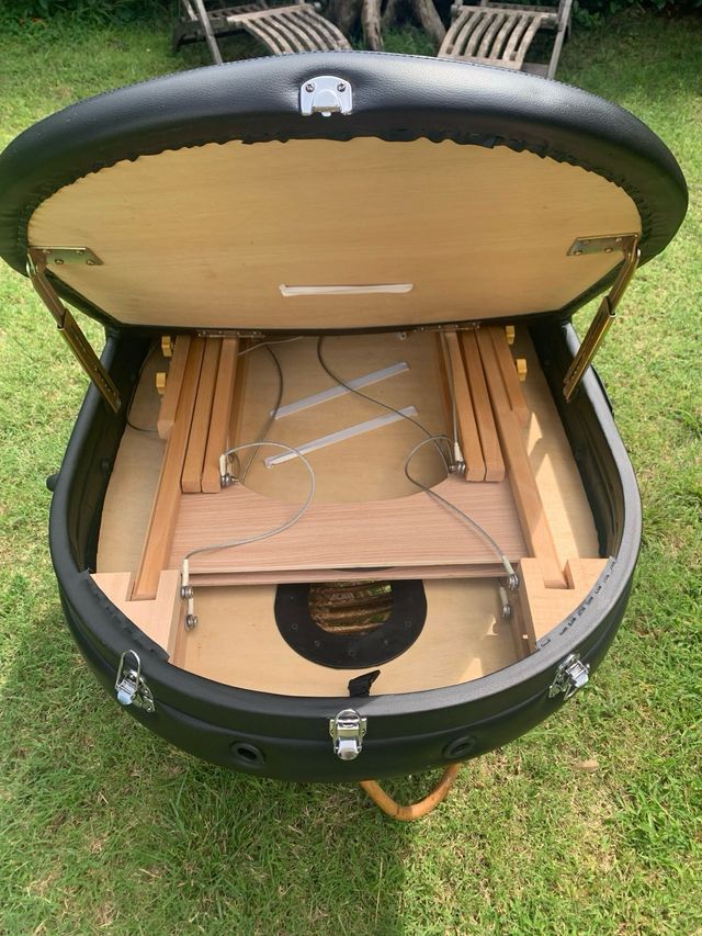 Mesa de masaje plegable.