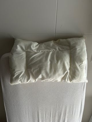 Colchón cuna bebé Bamboo + funda + almohada