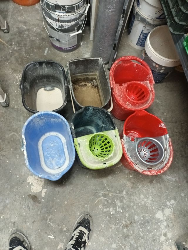 Cubos fregona 6 unidades