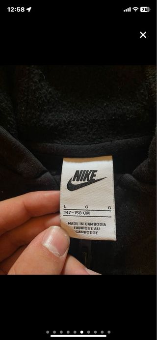5 Sudaderas Nike - Negro & Gris