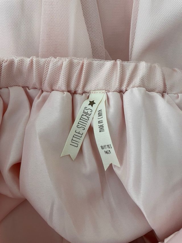 Falda tul rosa niña M