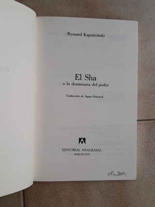 El Sha o la desmesura del poder