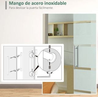 Puerta corredera cristal - moderna