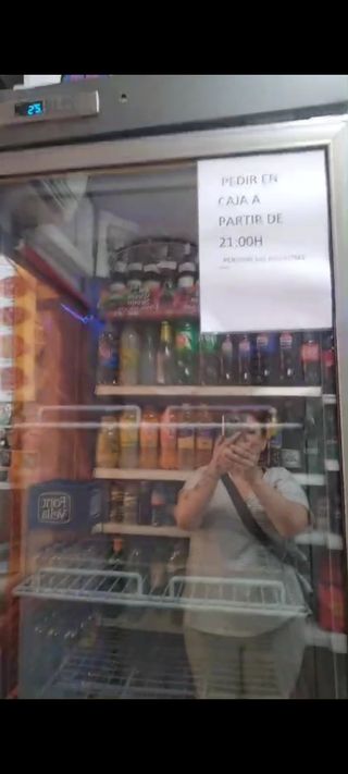 Nevera usada sin gas