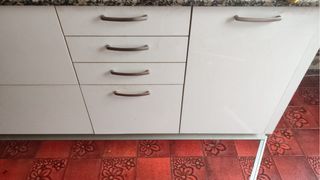 Muebles cocina blancos