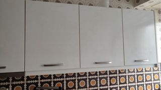 Muebles cocina blancos