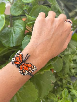 ¡Nueva! Pulsera Mariposa Artesanal Mexicana
