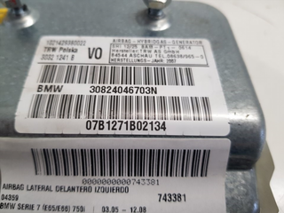 AIRBAG LATERAL DELANTERO IZQUIERDO BMW SERIE 7 (E