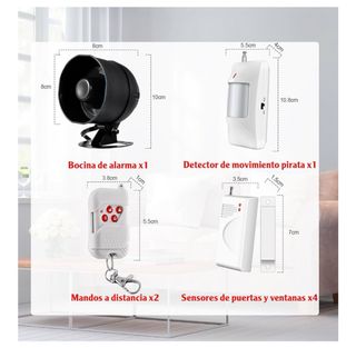 Allarme casa wireless 115dB