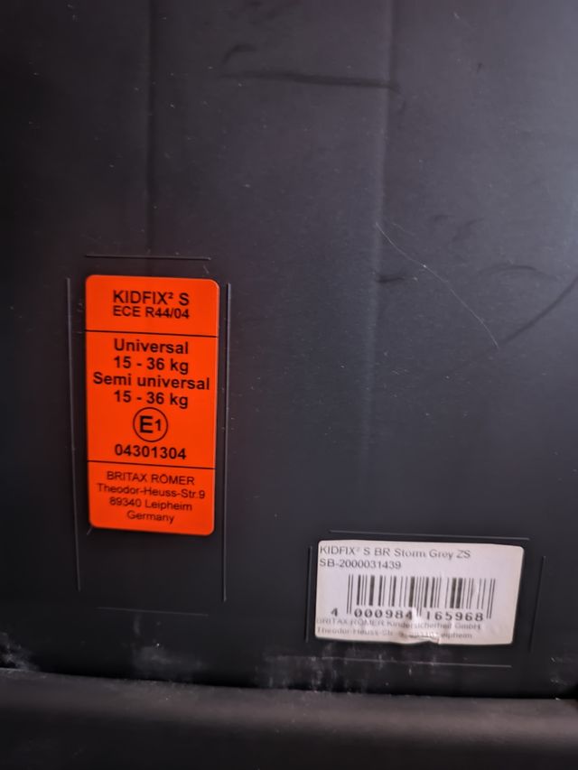 Silla coche Britax Römer Kidfix