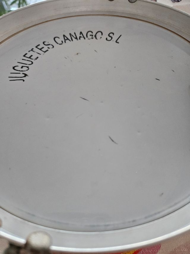 Tambor infantil con baquetas ideal para niñ@s