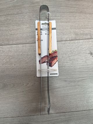 IPEA Pinzas de Cocina de Acero Inoxidable y Madera