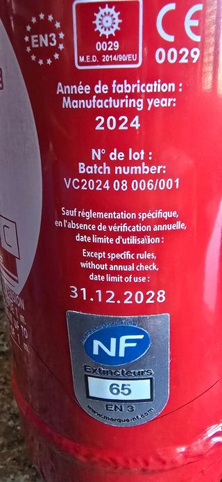 Estintore Eurofeu 1 kg 