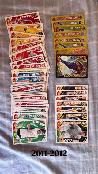 Cromos Adrenalyn temporadas (2010-11/2014-2015)