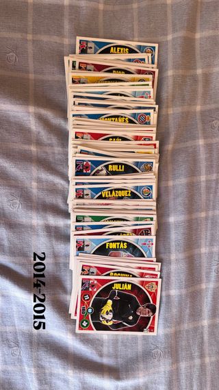 Cromos Adrenalyn temporadas (2010-11/2014-2015)