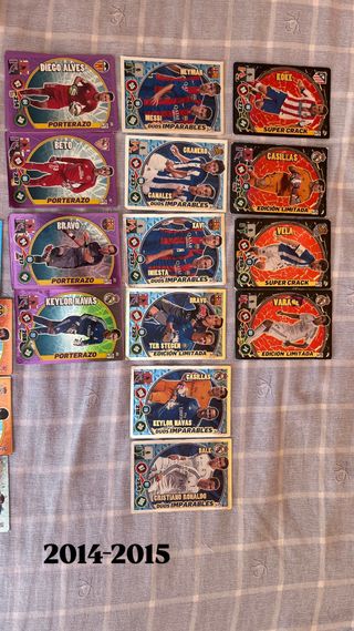 Cromos Adrenalyn temporadas (2010-11/2014-2015)