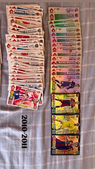 Cromos Adrenalyn temporadas (2010-11/2014-2015)