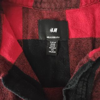 Camisa cuadros H&M unisex