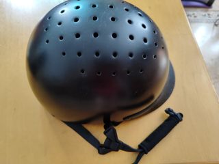Casco equitación hípica negro L ajustable