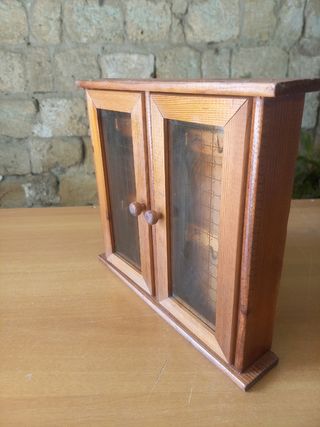 Porta chiavi legno vintage