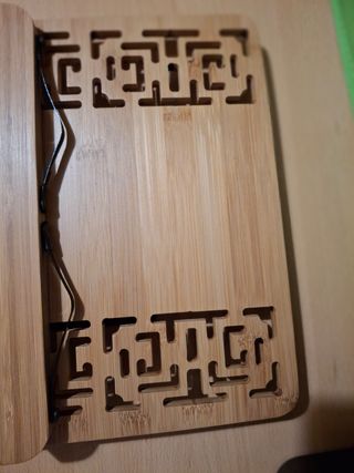 Atril madera bambú para libros, partituras. Nuevo