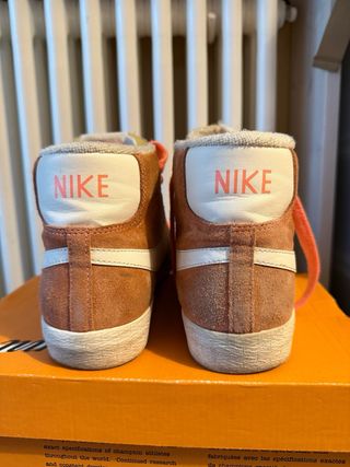 Nike Blazer Mid Suede - Arancio Rosa