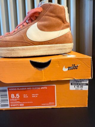 Nike Blazer Mid Suede - Arancio Rosa