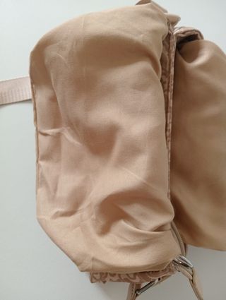 Bolso bandolera beige