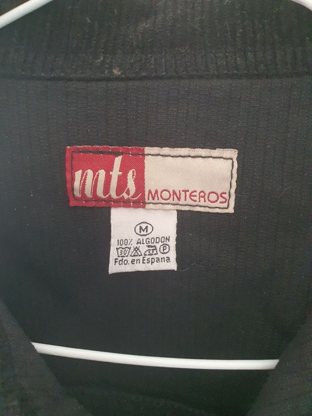 Chaqueta pana negra MONTEROS - talla M